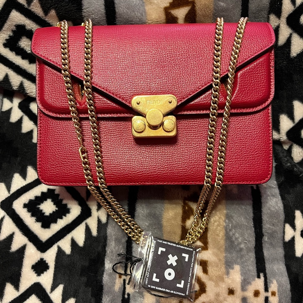Fendi VEC Signature Kan I “Monster” Crossbody Shoulder Bag